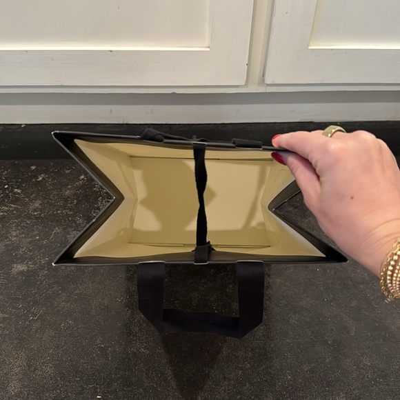 Gucci black & white shopping bag - Picture 3 of 4